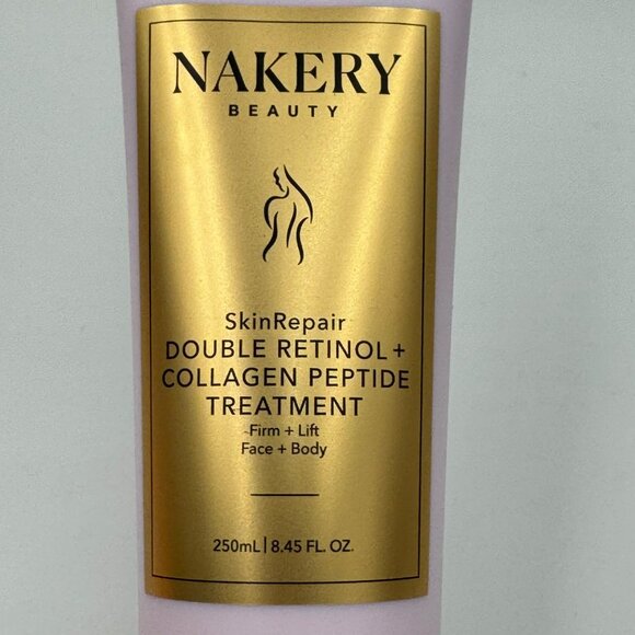 Nakery Beauty Double Retinol & Collagen Peptide Treatment 8.45oz  Firming & Lift - Picture 3 of 8